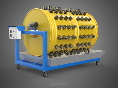 SPIN WHEEL CIRCULAR ROTARY HYDROPONIC GARDEN PLANT FARM SYSTEM 3D Model