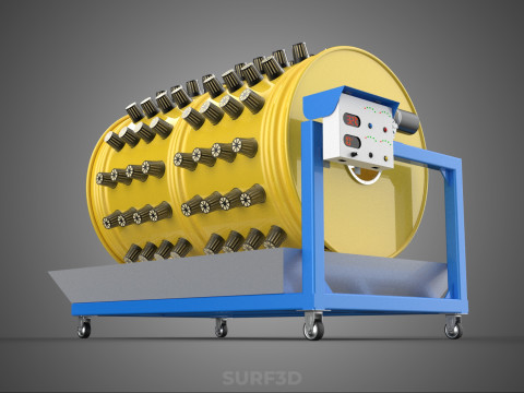 SPIN WHEEL CIRCULAR ROTARY HYDROPONIC GARDEN PLANT FARM SYSTEM 3D Model