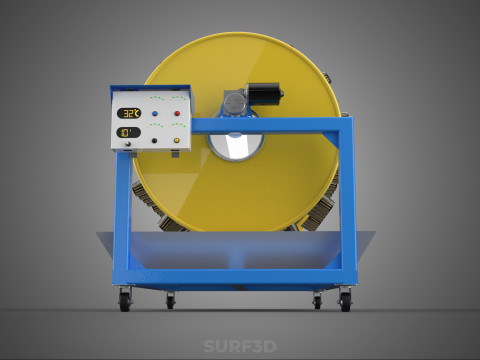 SPIN WHEEL CIRCULAR ROTARY HYDROPONIC GARDEN PLANT FARM SYSTEM 3D Model