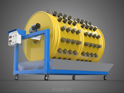 SPIN WHEEL CIRCULAR ROTARY HYDROPONIC GARDEN PLANT FARM SYSTEM 3D Model