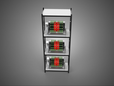 STACKED VERTICAL GARDEN TOWER FRAME ROTARY HYDROPONIC PLANT FARM 3Dモデル
