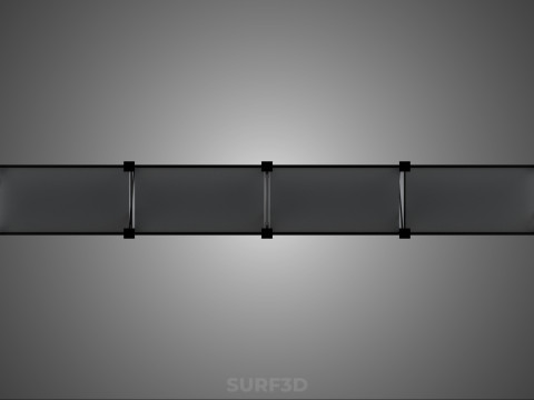 INDUSTRIAL WAREHOUSE METAL SHELVING ORGANIZED STORAGE RACK SHELF 3D Модель