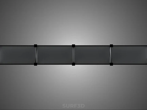 INDUSTRIAL WAREHOUSE METAL SHELVING ORGANIZED STORAGE RACK SHELF 3D Model