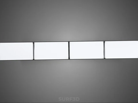 INDUSTRIAL WAREHOUSE METAL SHELVING ORGANIZED STORAGE RACK SHELF 3D Model