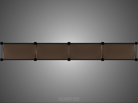 STEEL WOOD WAREHOUSE METAL SHELVING ORGANIZED STORAGE RACK SHELF 3D Model