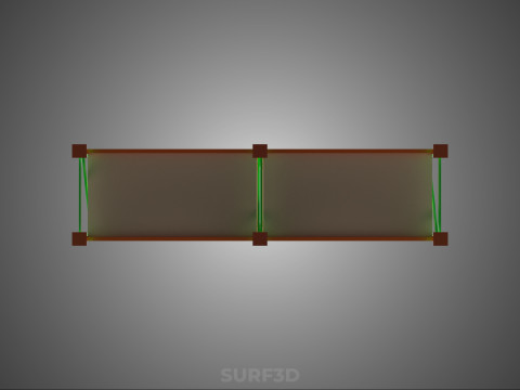 VERTICAL TOWER WOOD STEEL WAREHOUSE METAL SHELVING STORAGE RACK 3D 模型