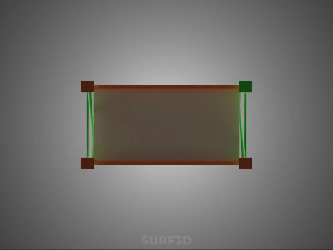 VERTICAL UPRIGHT TOWER WOOD STEEL METAL SHELVING STORAGE RACK UP 3D Model
