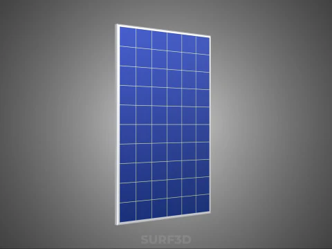 STANDALONE SOLAR PANEL ENERGY POWER OUTLETS SOCKETS CONTROL BOX 3D Model