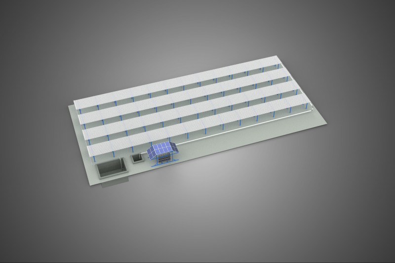 PLANT CROP FARM CULTIVATION FACTORY LAYOUT IOT SOLAR POWERED NFT 3D मॉडल .c4d .max .obj .3ds .fbx .stl .blend
