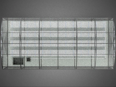 GREENHOUSE PLANT FARM CULTIVATION AEROPONIC HYDROPONIC GARDEN 3D Model