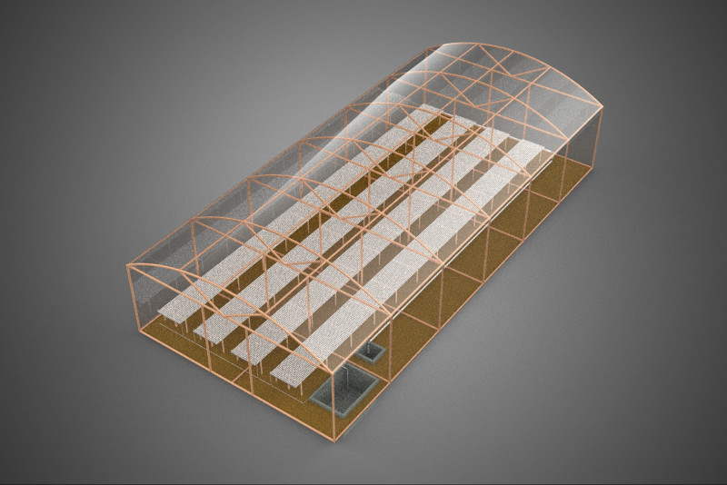 FARMING GREENHOUSE PLANT AGRICULTURE AEROPONIC HYDROPONIC GARDEN 3D 模型 .c4d .max .obj .3ds .fbx .stl .blend