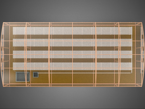 FARMING GREENHOUSE PLANT AGRICULTURE AEROPONIC HYDROPONIC GARDEN 3D 模型