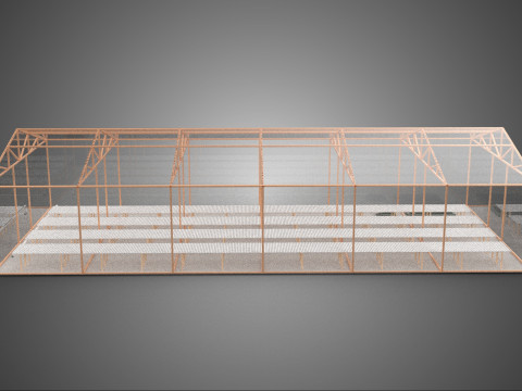 ROLNICTWO UKŁAD BUDYNKU ROLNICTWO SZKLARNIA OGRÓD HYDROPONICZNY Model 3D