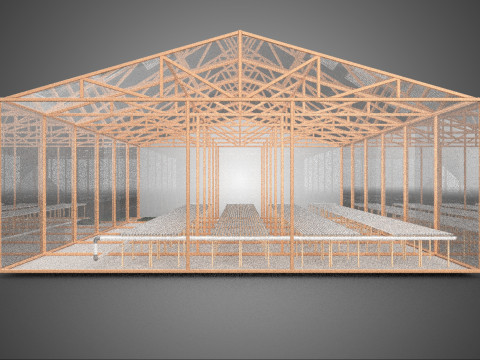 ROLNICTWO UKŁAD BUDYNKU ROLNICTWO SZKLARNIA OGRÓD HYDROPONICZNY Model 3D