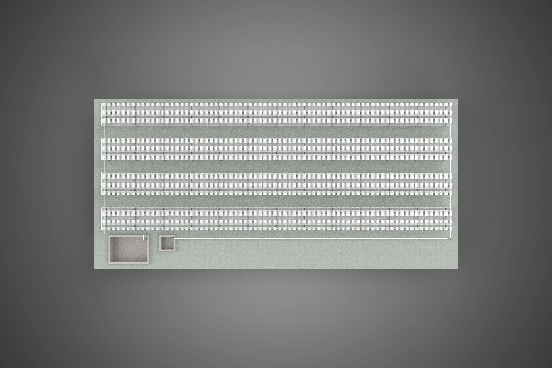 ALIGN AEROPONIC HYDROPONIC LAYOUT ARRAY PARALLEL ROW PLANT FARM 3D Model .c4d .max .obj .3ds .fbx .stl .blend 