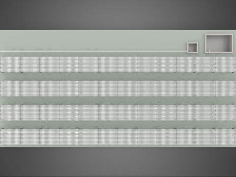 एरोपोनिक हाइड्रोपोनिक लेआउट एरे पैरेलल रो प्लांट फार्म को संरेखित करें 3D मॉडल