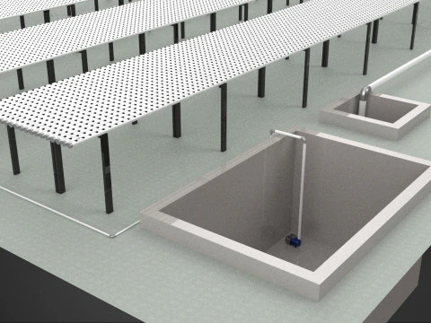 ALIGN AEROPONIC HYDROPONIC LAYOUT ARRAY PARALLEL ROW PLANT FARM 3D Model