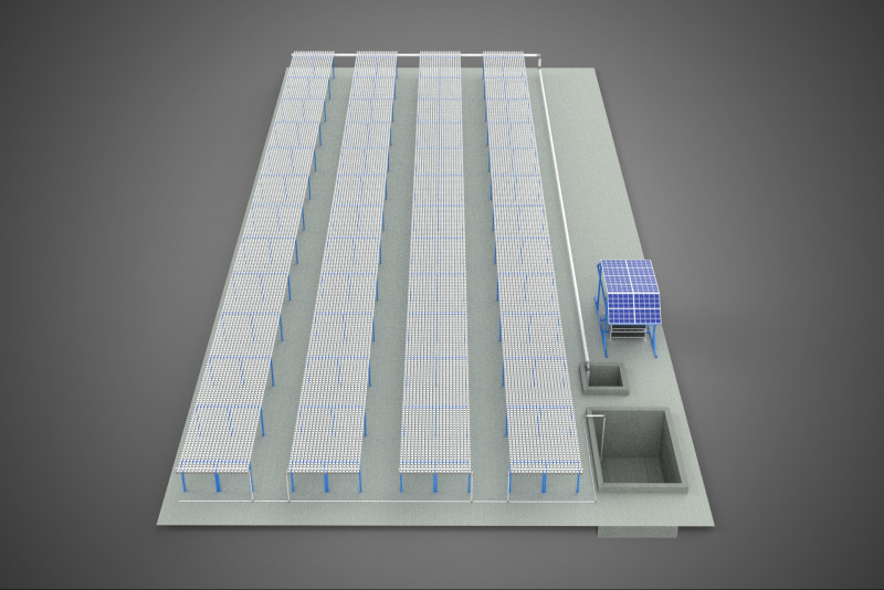 FIELD AEROPONIC HYDROPONIC PLANT FARM CULTIVATE SOLAR POWER IOT Modelo 3D .c4d .max .obj .3ds .fbx .stl .blend