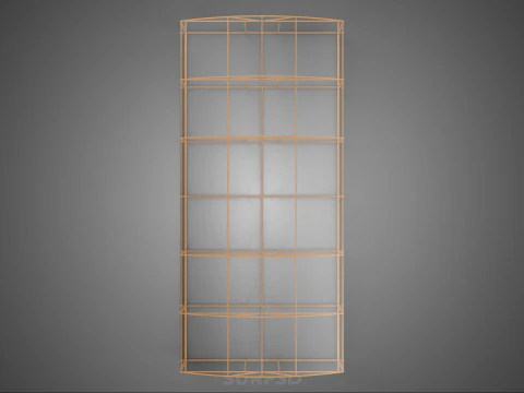 ARCHED POLYTUNNEL GREENHOUSE GLASSHOUSE WOOD FRAME PLANT FARMING 3D Model