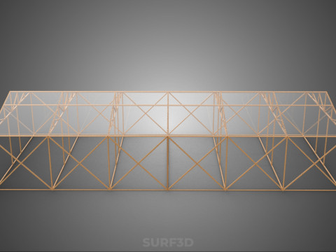 空建筑温室温室玻璃温室农场花园 3D 模型