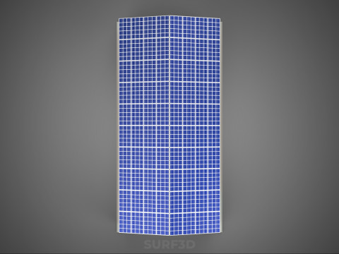 SOLAR PANEL ROOF PV POWERED SHED WAREHOUSE STOREHOUSE DEPOT BARN 3Dモデル