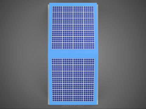 SOLAR PANEL GARAGE WORKSHOP WAREHOUSE DEPOT STOREHOUSE STORAGE Modèle 3D