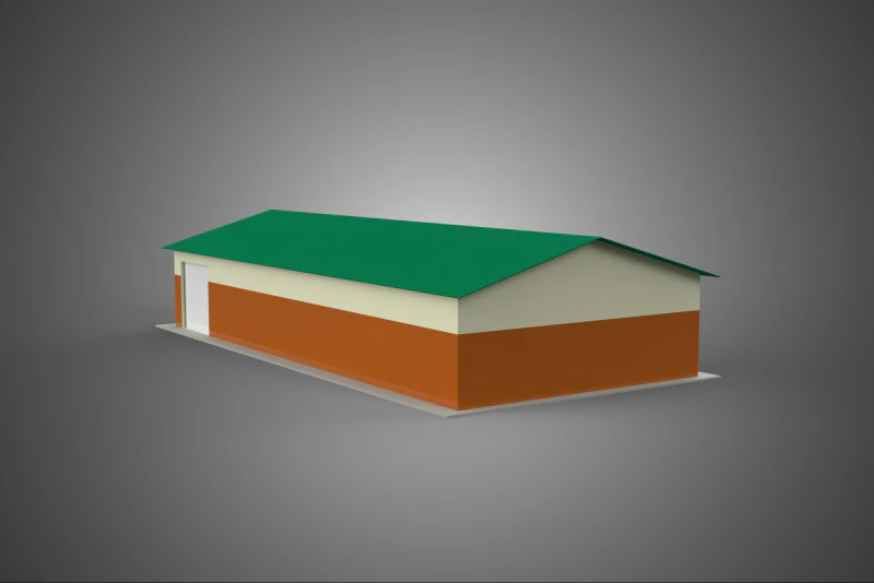 GALP&Atilde;O INDUSTRIAL PADR&Atilde;O ARMAZ&Eacute;M DEP&Oacute;SITO BANCO DE CELEIRO Modelo 3D .c4d .max .obj .3ds .fbx .stl .blend 