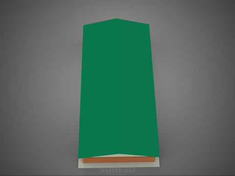 STANDARD INDUSTRIAL SHED WAREHOUSE STOREHOUSE DEPOT BARN BANK 3D Model