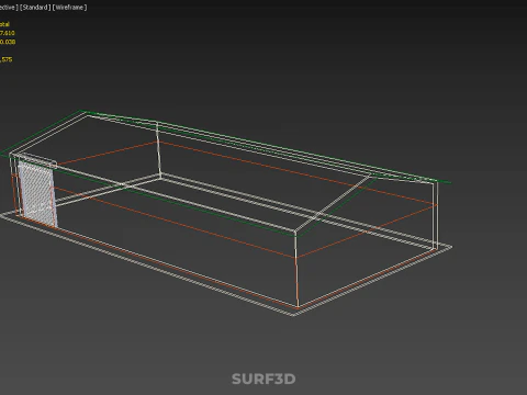 GALP&Atilde;O INDUSTRIAL PADR&Atilde;O ARMAZ&Eacute;M DEP&Oacute;SITO BANCO DE CELEIRO Modelo 3D