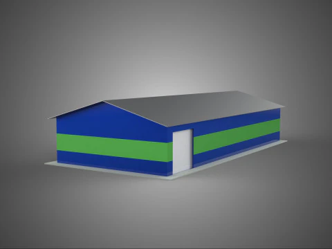 СТРИП-ШЕЛТЕР хижина хижина хижина коттедж хижина хлев ВИККИУП ВИГВАМ 3D Модель