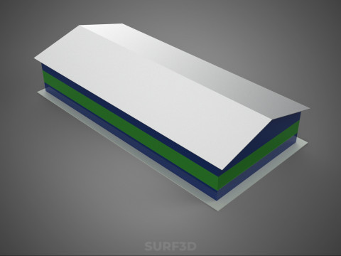 STRIP SHELTER SHACK HUT HOVEL COTTAGE SHANTY CRIB WICKIUP WIGWAM Modelo 3D