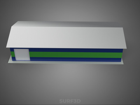 STRIP SHELTER SHACK HUT HOVEL COTTAGE SHANTY CRIB WICKIUP WIGWAM Modelo 3D