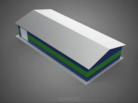 STRIP SHELTER SHACK HUT HOVEL COTTAGE SHANTY CRIB WICKIUP WIGWAM Modelo 3D