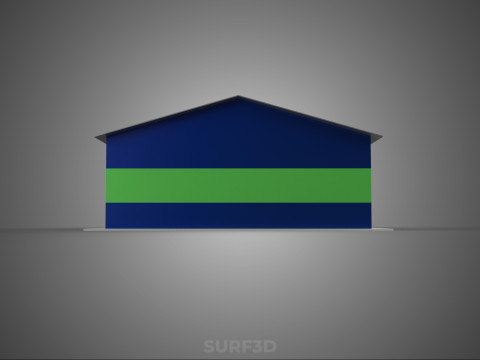 STRIP SHELTER SHACK HUT HOVEL COTTAGE SHANTY CRIB WICKIUP WIGWAM Modelo 3D