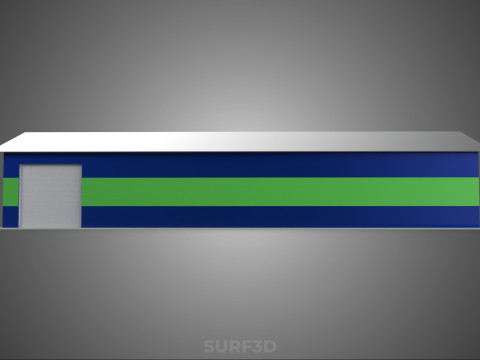 STRIP SHELTER SHACK HUT HOVEL COTTAGE SHANTY CRIB WICKIUP WIGWAM Modelo 3D