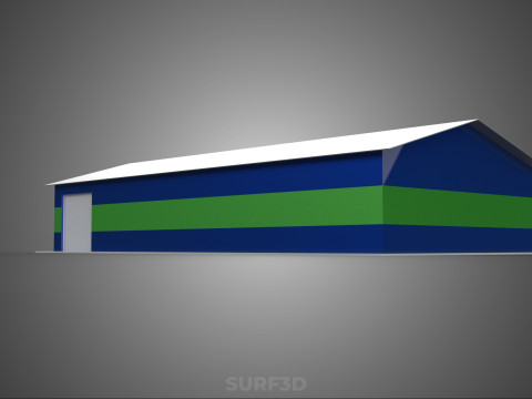 STRIP SHELTER SHACK HUT HOVEL COTTAGE SHANTY CRIB WICKIUP WIGWAM Modelo 3D