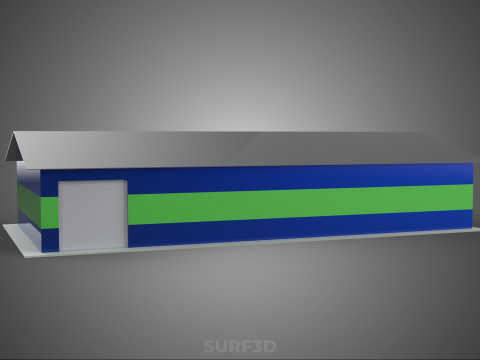 STRIP SHELTER SHACK HUT HOVEL COTTAGE SHANTY CRIB WICKIUP WIGWAM Modelo 3D