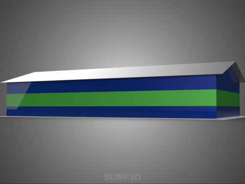 STRIP SHELTER SHACK HUT HOVEL COTTAGE SHANTY CRIB WICKIUP WIGWAM Modelo 3D