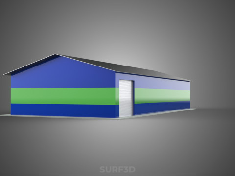 STRIP SHELTER SHACK HUT HOVEL COTTAGE SHANTY CRIB WICKIUP WIGWAM Modelo 3D