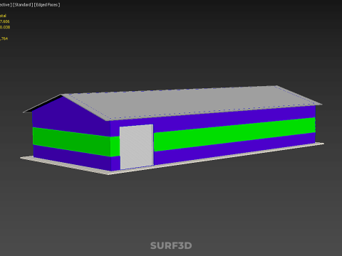 STRIP SHELTER SHACK HUT HOVEL COTTAGE SHANTY CRIB WICKIUP WIGWAM Modelo 3D