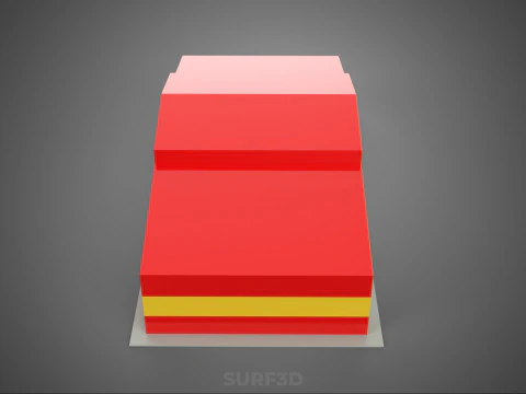 FIRE ENGINE GARAGE STATION FIREHOUSE DOOR BAY GATE DEPARTMENT 3D Model