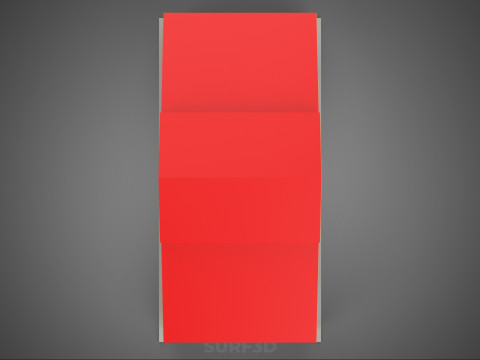 फायर इंजन गैराज स्टेशन फायरहाउस डोर बे गेट विभाग 3D मॉडल