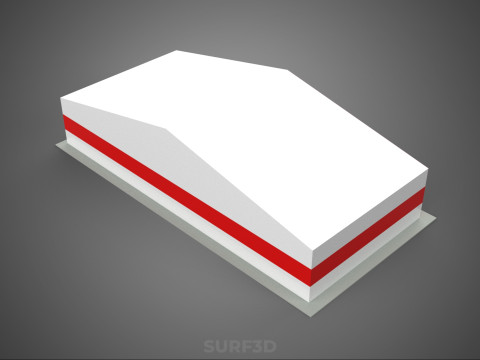 CAMION DE POMPIER POMPIER GARAGE GARE MAISON BUREAU PORTE Modèle 3D