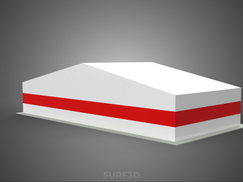 CAMION DE POMPIER POMPIER GARAGE GARE MAISON BUREAU PORTE Modèle 3D