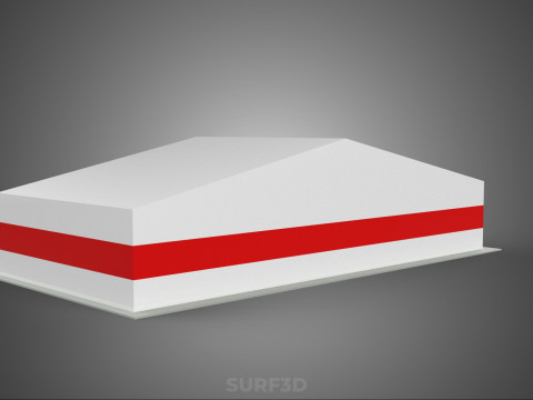 CAMION DE POMPIER POMPIER GARAGE GARE MAISON BUREAU PORTE Modèle 3D