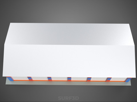 वाणिज्यिक गेराज कार्यशाला भवन वाहन कार पार्किंग भंडारण 3D मॉडल