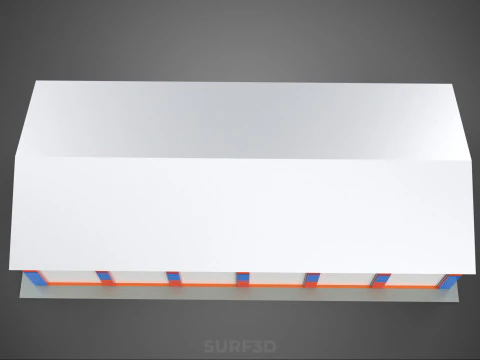COMMERCIAL GARAGE WORKSHOP BUILDING VEHICLE CAR PARKING STORAGE 3D Model
