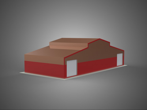 STORAGE FARM BARN SILO GRANARY SHED WAREHOUSE STOREHOUSE DEPOT 3D 모델