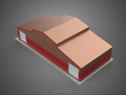 STORAGE FARM BARN SILO GRANARY SHED WAREHOUSE STOREHOUSE DEPOT 3D Model