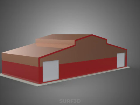 STORAGE FARM BARN SILO GRANARY SHED WAREHOUSE STOREHOUSE DEPOT 3D Model